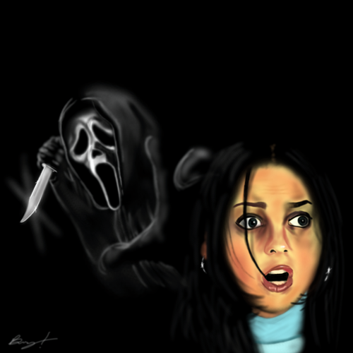 “Ghostface” Canvas